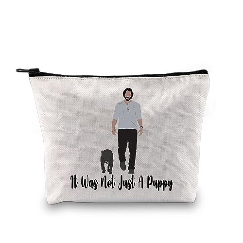 G2TUP Filminspiriertes Geschenk It Was Not Just A Puppy Make-up-Tasche Thriller Filmliebhaber Kosmetiktasche Mann und Hund Reisetasche Movie Merch, Not Just A Puppy MB von G2TUP