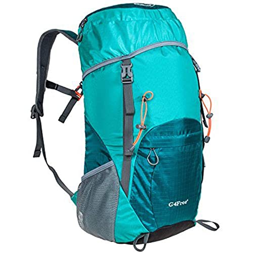 G4Free 40L Wasserdichter Ultraleicht Faltbarer Trekkingrucksack Daypack Damen Herren für Outdoor Wandern Camping Reisen von G4Free