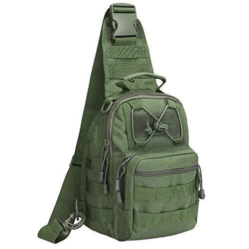 G4Free Leichter Taktischer Brustrucksack Tactical Sling Rucksack Militär Schultertasche EDC Brusttasche für Outdoor Sport Camping Wandern von G4Free