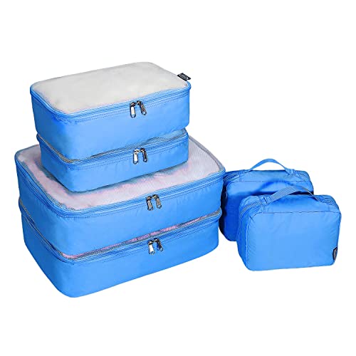 G4Free 6/9-teiliges Packwürfel-Set für Reisegepäck-Organizer Kleidertaschen Packwürfel Packtaschen Reisegepäck für Urlaub Reisen von G4Free