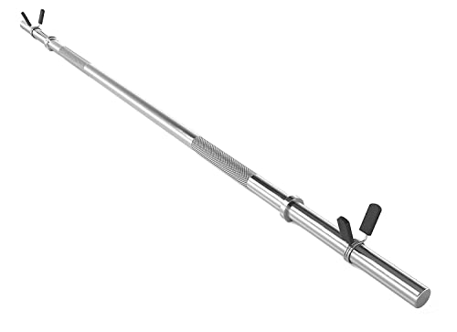 G5 HT SPORT Verchromte Hantelstange mit 150 oder 180 cm Durchmesser. 25 mm Federverschluss (180 cm) von G5 HT SPORT