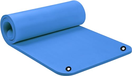 G5 HT SPORT Yogamatte | 100 x 61 cm | Dicke 1,5 cm | Fitnessmatte für Männer und Frauen | Rutschfeste Matte für Zuhause, Pilates, Stretching, Boden- und Fitness-Training (BLU) von G5 HT SPORT