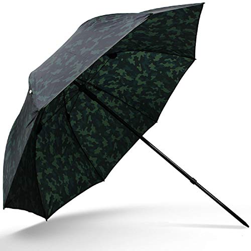 G8DS® 45er Schirm Angelschirm Camouflage Brolly Angelausrüstung Karpfenangeln von G8DS