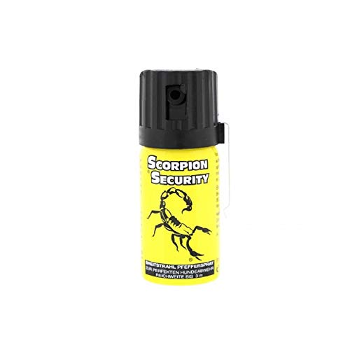 G8DS Scorpion Breitstrahl Pfeffer Spray 40 ml Verteidigungsspray Selbstverteidigung Aufkleber von G8DS