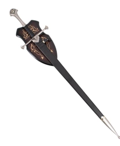 G8DS g8ds LOTR Schwert Anduril von Aragorn - mit Wandhalterung und Schwertscheide - Flamme des Westens - Outdoor Deko - Hobbit - Filmschwert von G8DS