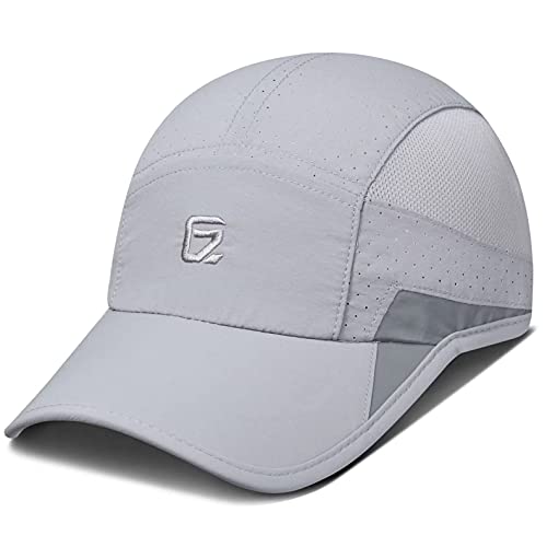 GADIEMKENSD Running Mens Outdoor Hat Unstructured Baseball Cap UPF 50 UV SPF Exercise Run Caps Reflective Breathable Light Sun Hats Quick Dry Mesh Summer Sports Hat Cap Men Woman Light Grey GADIEMKENSD Running Mens Outdoor Hat Unstructured Baseball Cap UPF 50 UV SPF Exercise Run Caps Reflective Breathable Light Sun Hats Quick Dry Mesh Summer Sports Hat Cap Men Woman Light Grey von GADIEMKENSD