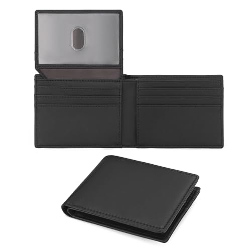 GAEKEAO Geldbörse Herren Geldbeutel Leder mit RFID Schutz Echtleder Portmonee Herren mit Reißverschluss Münzfach Portemonnaie für Männer in Schwarz mit Geschenk Box von GAEKEAO