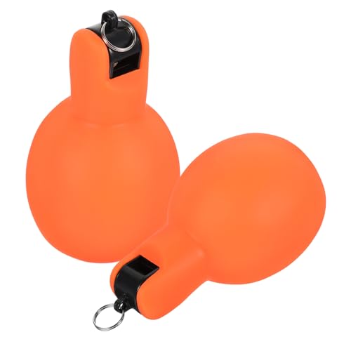 GALPADA 2 Stück Outdoor Notfallpfeife Handliche Quetschpfeife aus PVC Laute Signalpfeife für Camping Wandern Survival und Rettungssituationen Praktische und Sichere Notfallhilfe von GALPADA