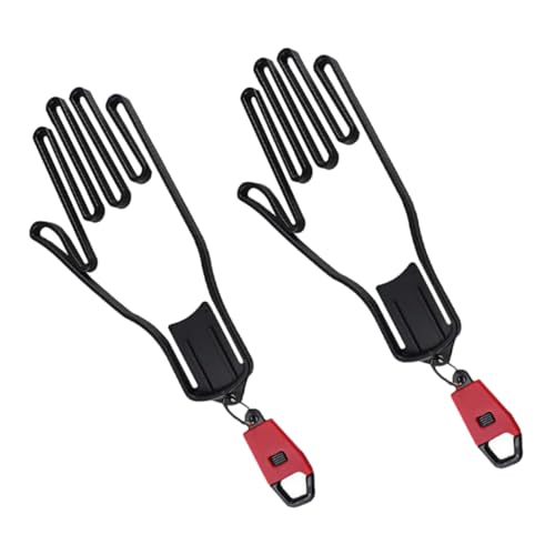 GALPADA 2 Stück Teiliges Golfs Handschuhhalter aus Robustem Kunststoff Formstabiler Handschuhhalter mit Hängendem Design für Gleichmäßiges Trocknen und Aufbewahren von Golfhandschuhen von GALPADA