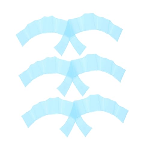 GALPADA 3 Paare Schwimmhandschuhe mit Silikon handflossen Webbed Swim Paddles für Damen Verbessertes Schwimmtraining Handliche Schwimmpaddel für Pool Tauchen Wassergymnastik von GALPADA