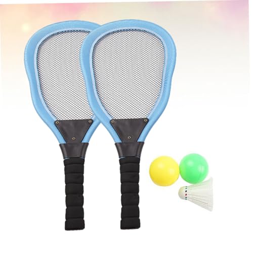 GALPADA 5 Stück Teiliges Textile Tennisschläger Badmintonschläger Ozeanbälle Leicht Strapazierfähig für Drinnen und Draußen Outdoor Jungen und Mädchen Zufällige Farbe Zufällige Farbe von GALPADA
