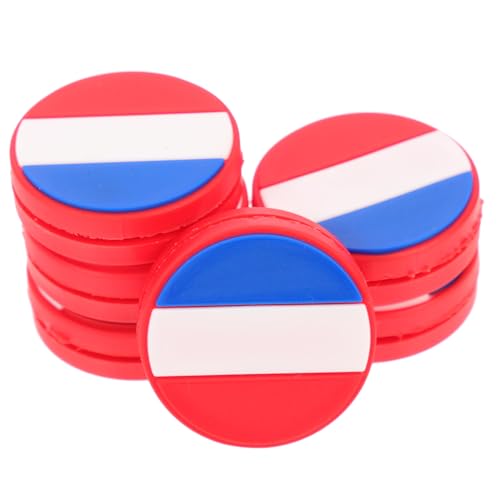 GALPADA 6 Stück Silikon Tennis Vibrationsdämpfer mit Nationalflaggenmotiv Stoßabsorbierend Langlebig und Fest Sitzend Geeignet für Tennisschläger zur Effektiven Stoßdämpfung und Armschutz von GALPADA
