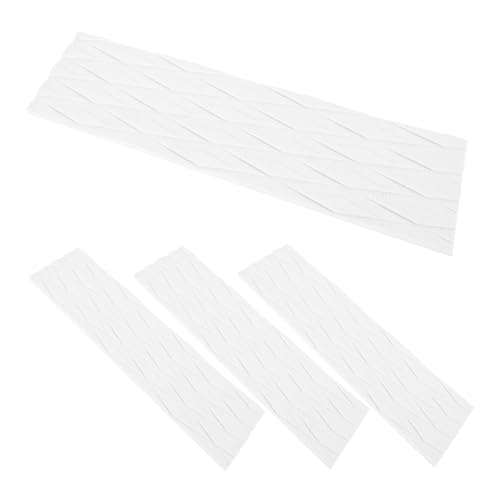 GALPADA Eva Surfboard Anti-rutsch-pad Set Weiß Selbstklebend Wassersport Deck Grip Matte Front Rutschschutz für Surf Skimboards Einfach zu Montieren Vielseitig Einsetzbar von GALPADA