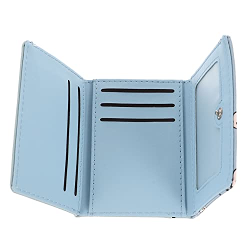 GALPADA Kompakte Geldbörse Handtasche Mini Brieftasche Dreifach Gefaltete Tasche Damen Brieftasche Kurze Damen Brieftasche Tragbare Tasche Tragbare Tasche Tragbare Geldbörse Kuh von GALPADA