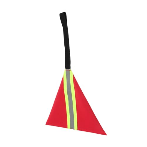 GALPADA Reflektierende Sicherheitsflagge Kajak Travelflagge Rot Oxford Segeltuch Warnflagge Kajak Abschleppfahne Wasserfahrzeug Zubehör Boot Boot Transport von GALPADA