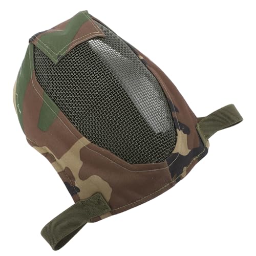GALPADA Vollgesichts schutzausrüstung Fechtermaske Edelstahl Mesh Atmungsaktiv Verstellbar Leicht Für Training Wettkampf von GALPADA