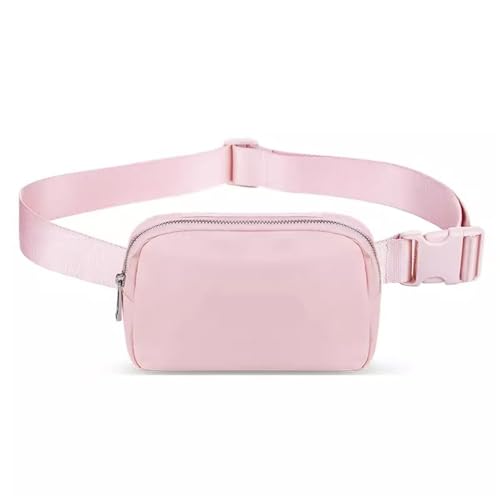 Gürteltasche für Damen Damen-Hüfttasche, multifunktionale Fitness-Hüfttasche (Color : Pink, Size : 22x13cm) von GALSOR