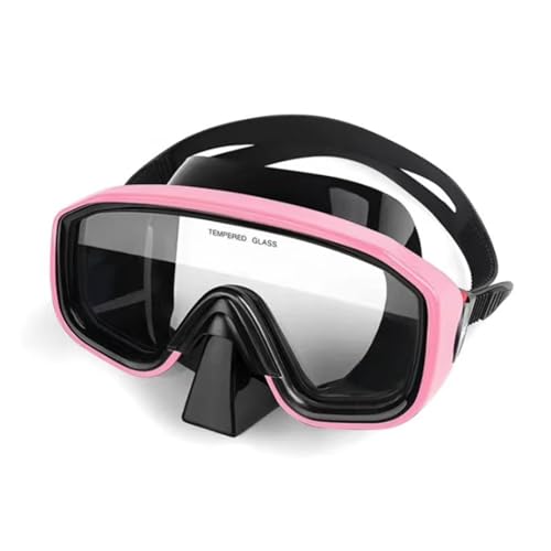 Schnorchelset, Taucherbrille mit 180° Panorama-Weitsicht-Tauchmaske, auslaufsichere Schwimmbrille mit Nasenschutz für Erwachsene C von GAOJYLF