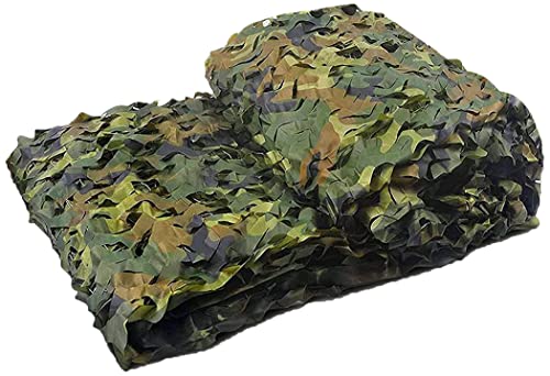 GASSNAKE 3x4 m 3x5 m 3x6 m Camouflage Net Camouflage Netting Woodland Camouflage for Forest Landscape Flame Retardant Hunting Army Outdoor White Green von GASSNAKE