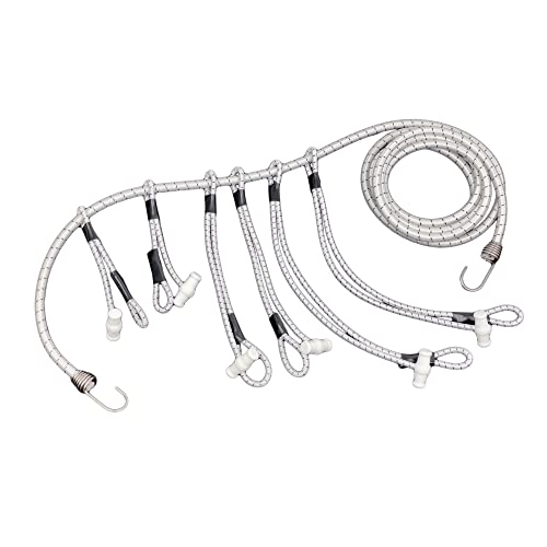 GATE14® Mehrfachelastische Segelzeising mit 6-armigem Seil Ø 10 mm Länge. 3 m von GATE 14