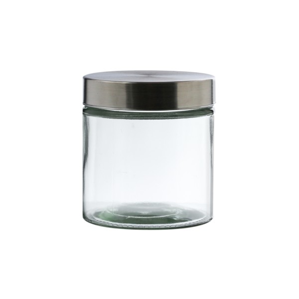 Vorratsdose S - Vorratsglas mit Edelstahldeckel - 0,85 Liter - D: 1... von GAUMENKICK