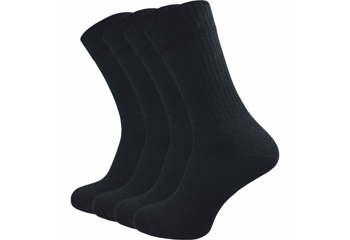 GAWILO Tennissocken für Herren mit Retro Streifen - sehr hochwertig (4 Paar) Retro Socken mit verstärkter Ferse und Spitze - made in Europe von GAWILO