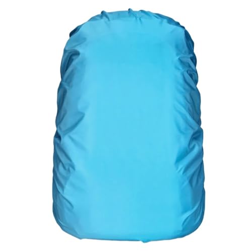 GCYEIDMA 2Pcs 35L Rucksack Regen Abdeckung Outdoor Wandern Klettern Camping Rucksackschutz Wasserdicht(Blue2) von GCYEIDMA