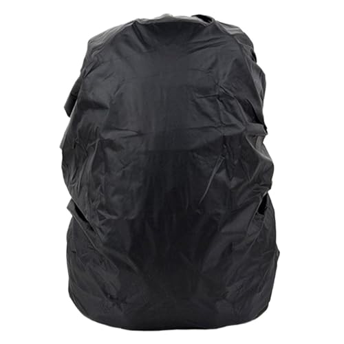 GCYEIDMA 2Pcs Regen Abdeckung Rucksack Reflektierende Klettern Regenschutz Camping Wandern Outdoor Werkzeuge Rucksackschutz Wasserdicht(Black) von GCYEIDMA