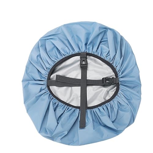 GCYEIDMA 2Pcs Regen Abdeckung for Rucksack 35L 45L 60L Outdoor Camping Wandern Klettern Kreuz Schnalle Staub Regenschutz Rucksackschutz Wasserdicht(20L,Blue3) von GCYEIDMA