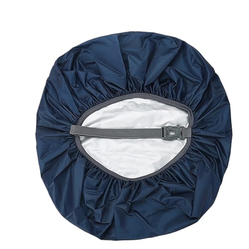 GCYEIDMA 2Pcs Regen Abdeckung for Rucksack 35L 45L 60L Outdoor Camping Wandern Klettern Kreuz Schnalle Staub Regenschutz Rucksackschutz Wasserdicht(50-70L,Blue1) von GCYEIDMA