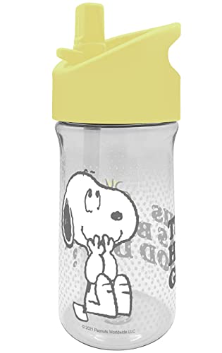 GEDA LABELS Unisex Jugend Snoopy Good Day Trinkflasche, bunt, 350 ml von Gedalabels