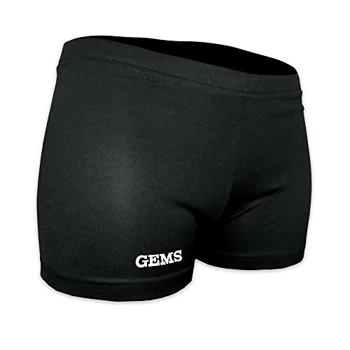 Gems Damen Vega Shorts Volleyball, Schwarz, L EU von GEMS