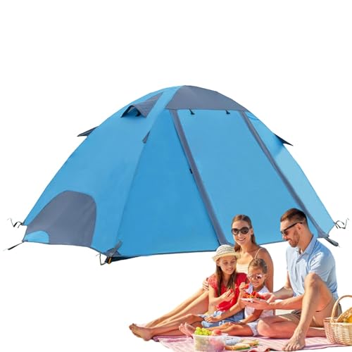 2-Personen-Zelt,2-Personen-Zelte für Camping - Wasserdichtes Pop-Up-Zelt, groß, Winddicht - Leichtes, atmungsaktives Rucksackzelt für Familien, Outdoor, Kinder, Outdoor-Aktivitäten von GENERIC