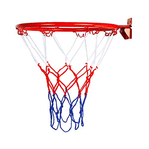Hängender Basketballkorb, 12,6-Zoll-Basketballrandtor, Basketballkorb mit Wandhalterung und abnehmbarem Basketballnetz-Torkorb für das Training im Innen- und Außenbereich von GENERIC