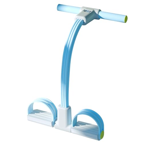 Pedal Puller Widerstandseil | Multifunktionsspannungsseil mit 6 Röhren | Yoga-Gurt und Elastisches Resistance Band | Fitness Expander für Bodybuilding, Training, Taille, Arme und Beine | LED Display von GENERIC