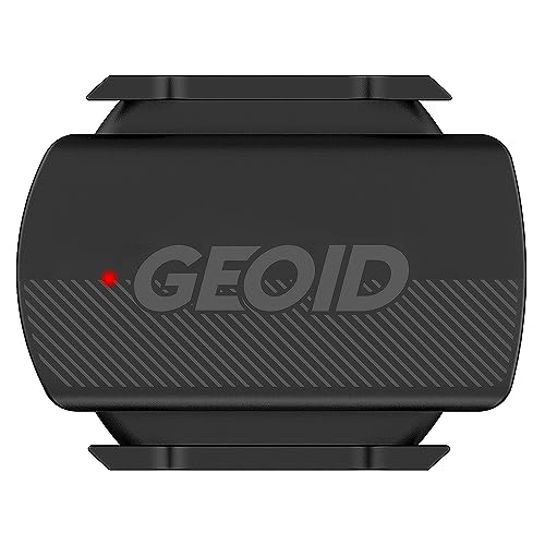 GEOID CS600 Radfahren Trittfrequenz-/Geschwindigkeitssensor, ANT+/Bluetooth Drahtloser Fahrraddrehzahlsensor Kompatibel mit Fahrradcomputer, iOS/Android APP von GEOID