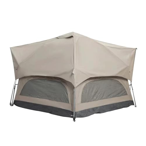 GeRRiT Tragbares großes Pop-Up-Zelt, doppellagiges, wasserdichtes tragbares Charm-Zelt, 4–8 Personen, sofortiges Kabinenzelt, Outdoor-Camping, Wandern und Rucksackreisen, großes Zelt von GERRIT