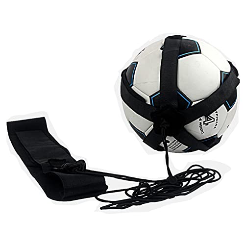 GERUI Fußball-Trainingsgerät Ballontasche Zusatzausrüstung für Grundschulkinder Fußballtraining Fußball-Whirlpool-Gürtel, Originallänge 1.6M, maximale Elastizitätsverlängerung 5m von GERUI