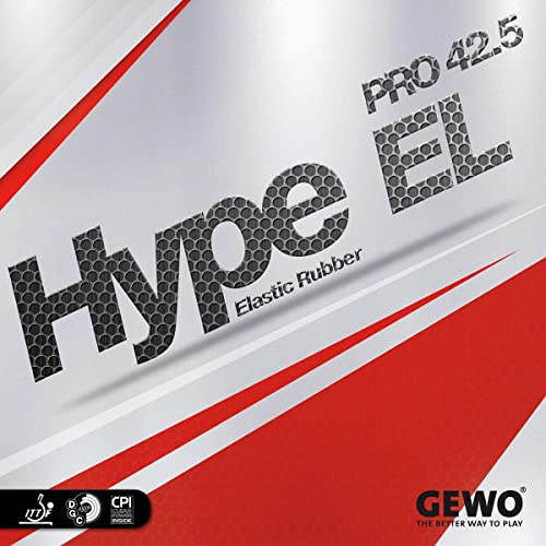 GEWO Belag Hype EL Pro 42.5, schwarz, 1,9 mm von GEWO