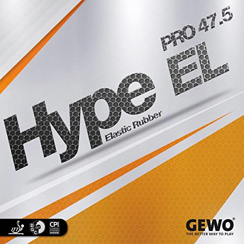 GEWO Belag Hype EL Pro 47.5, rot, 2,1 mm von GEWO