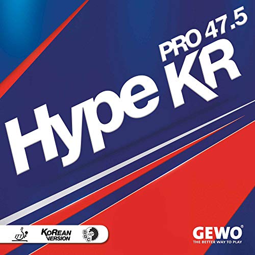 GEWO Belag Hype KR Pro 47.5, schwarz, 2,1 mm von GEWO