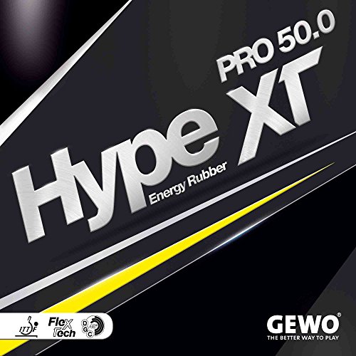 GEWO Belag Hype XT Pro 50.0, schwarz, 1,9 mm von GEWO