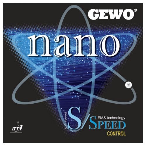 GEWO Belag Nano S/Speed Control, rot, 1,6 mm von GEWO