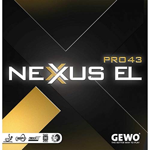 GEWO Belag Nexxus EL Pro 43 Farbe 2,1 mm, schwarz, Größe 2,1 mm, schwarz von GEWO