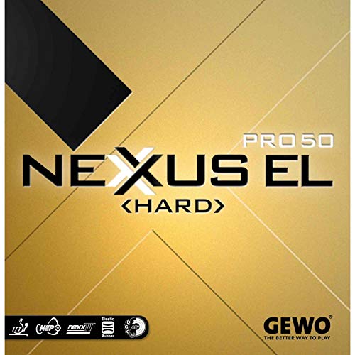GEWO Belag Nexxus EL Pro 50 Hard Farbe maXXimum, rot, Größe maXXimum, rot von GEWO