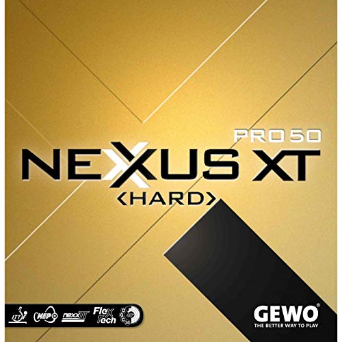 GEWO Belag Nexxus XT Pro 50 Hard Farbe 2,1 mm, schwarz, Größe 2,1 mm, schwarz von GEWO