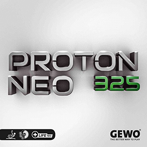 GEWO Belag Proton Neo 325, schwarz, 1,8 mm von GEWO