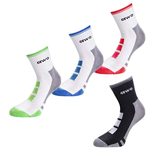 GEWO Socke Step Flex II, weiß/rot, 39-41 von GEWO
