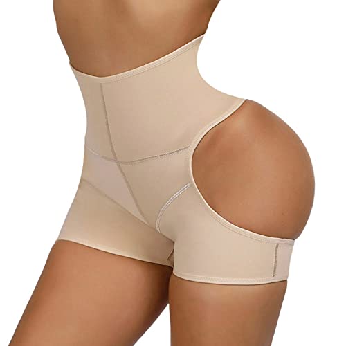 GFJKDO Aushöhlen Hip Control Höschen Loch Ass Hip Shaper Gesäß Push Up Shapewear Frauen Hohe Taille Trainer Abnehmen Body Shaper von GFJKDO