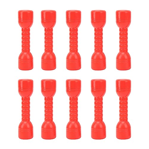 Hantelspielzeug, 10 Stück Kunststoff-Handhanteln Für Kinder, Kleine Hantel Für Morgenübungen Für Den Heimgebrauch(Red) von GFRGFH